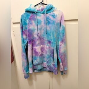 Ultra soft and warm velvet Tie-Dye Hoodie Sweatshirt